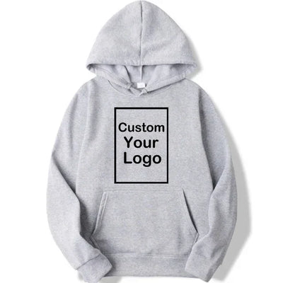 Men's and women's sports hooded sweatshirts, fashionable casual sweaters, customized, long sleeved, outdoor