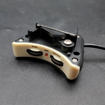 Ukulele Soundhole Pickup with Volume & Tone Control with High Sensitive Slim Silver Piezo UKulele Parts