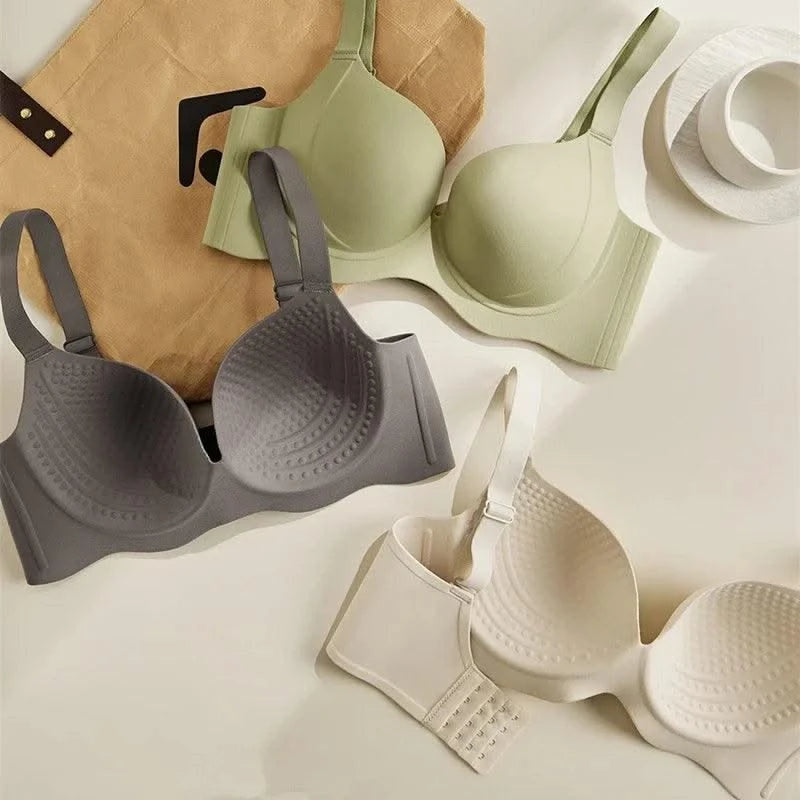 Wireless and Traceless Large Size Women's Anti-sagging Thin Mold Cup Bra