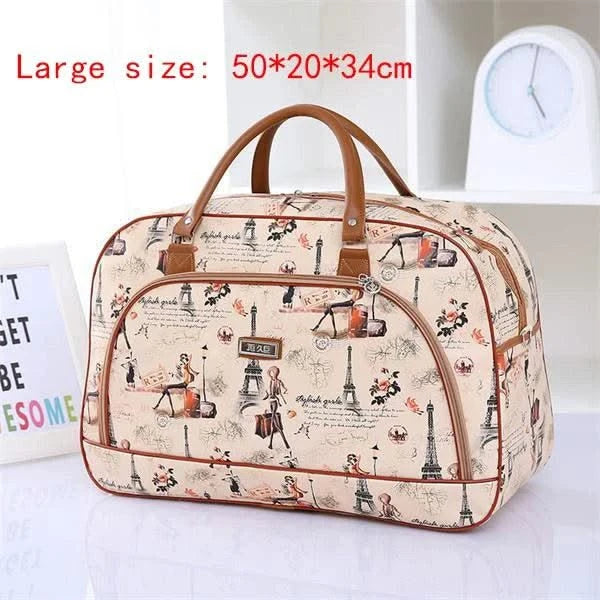 Fashion Cartoon Print Travel Bags for Women