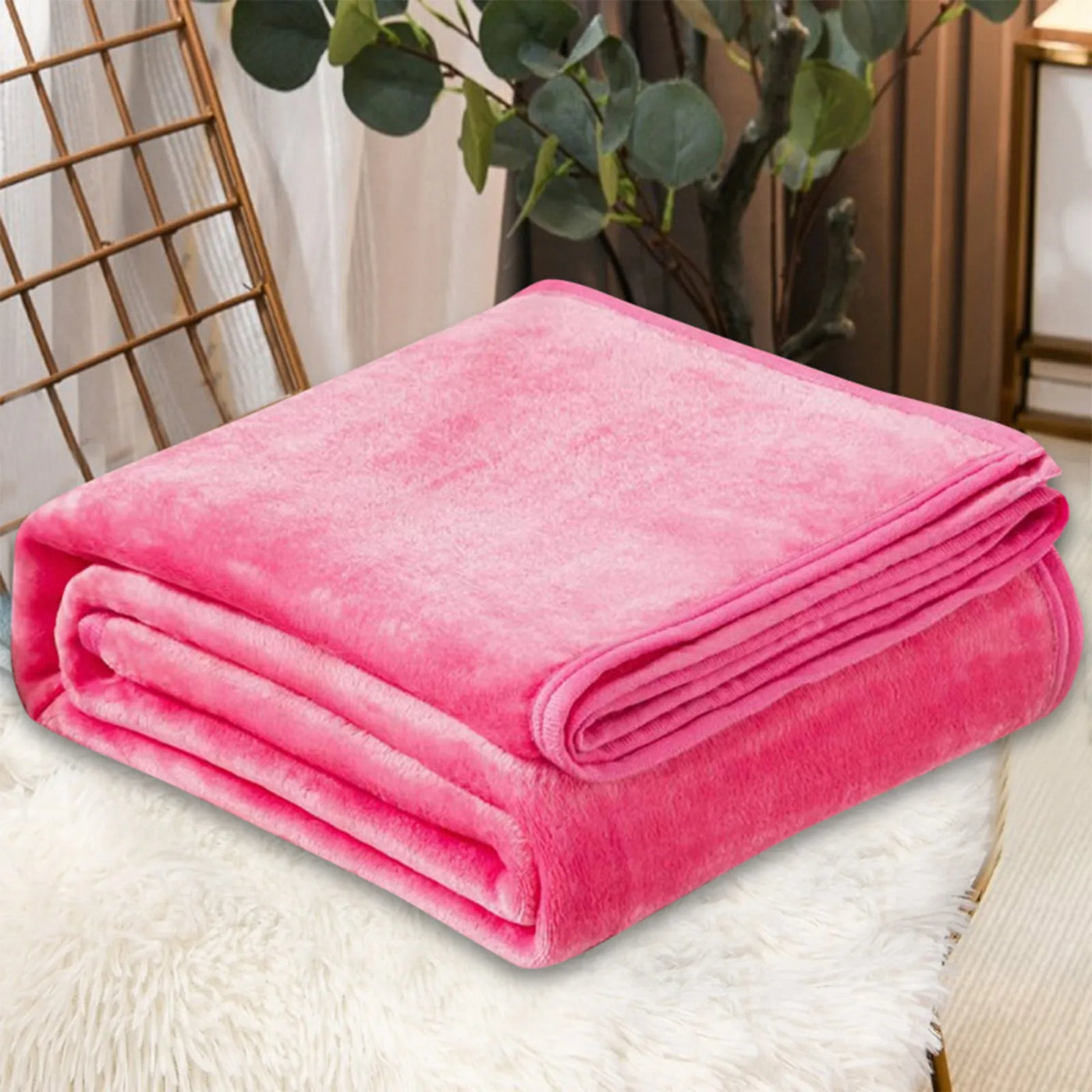 Fleece Blankets Single Twin Blanket For Bed Full Size Warm Blankets For Winter Cozy Breathable Blanket For Air Conditioning