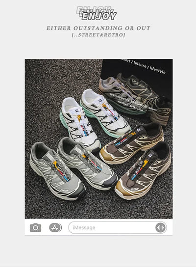 Athletic Shoes For Men Outdoor Hiking Boots New Product Fashion Men Casual Shoes Light Running Sneakers Breathable Elastic Band