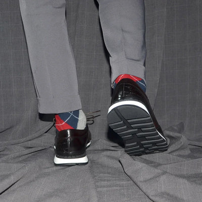 Luxury Brand Design Men's Oxford Shoes Fashion France Style Leather Sneakers Slip-on Casual Business Travel Non-slip Male Shoes