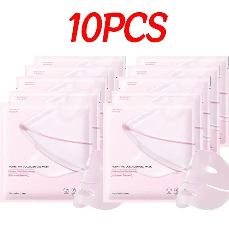 Bio-Collagen Face Mask Hydrogel Soft Gel Refreshing Brightening Hydrating Overnight Mask Deep Moisturizing for Women Skin Care