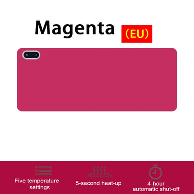 Warm Desk Pad Desk Hand Warmer Touch Control 5 Heating Grade Hand Heating Pad Desk Mousepad Fast Heating For Computer Keyboard