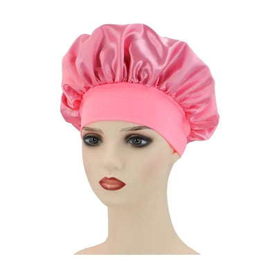 Satin Bonnet Hair Bonnet for Sleeping,Silk Bonnets for Black Women with Elastic Soft Band for Hair Care