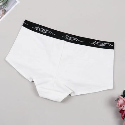 Ladies Solid color boxers Briefs Comfortable Female Underwear Sporty Style Casual Sexy Panties for Women S-XL