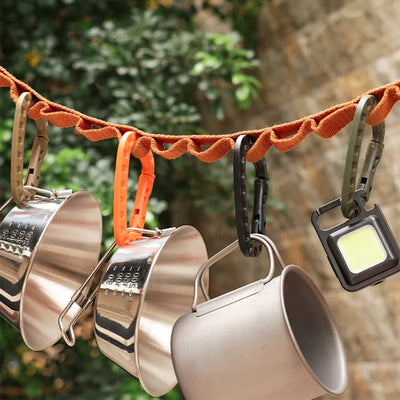 Carabiner D-Shape Ultra Light Mountaineering Bag Keychain Outdoor Tactical Gear Hiking Camping Climbing Accessories