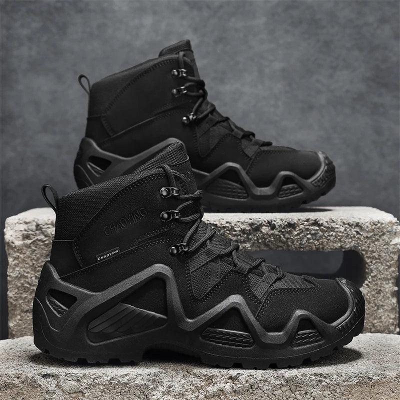 Climbing Hiking Shoes Ankle Men Outdoor Boots Men Tactical Boots Army Boots Mens Military Desert Waterproof Work Safety Shoes