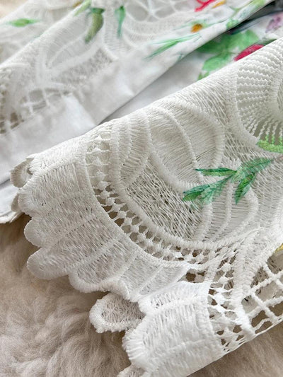 Women's Summer Dress New European American Elegant Suit Collar Short Sleeved Dress Temperament Slim Fit Hollow Lace Dress C19