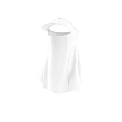 Trendy UPF50+ Sun Protection Mask Breathable Ice Silk Anti-UV Neck Scarf Full Face Neck Protection Sunshade Face Mask Summer