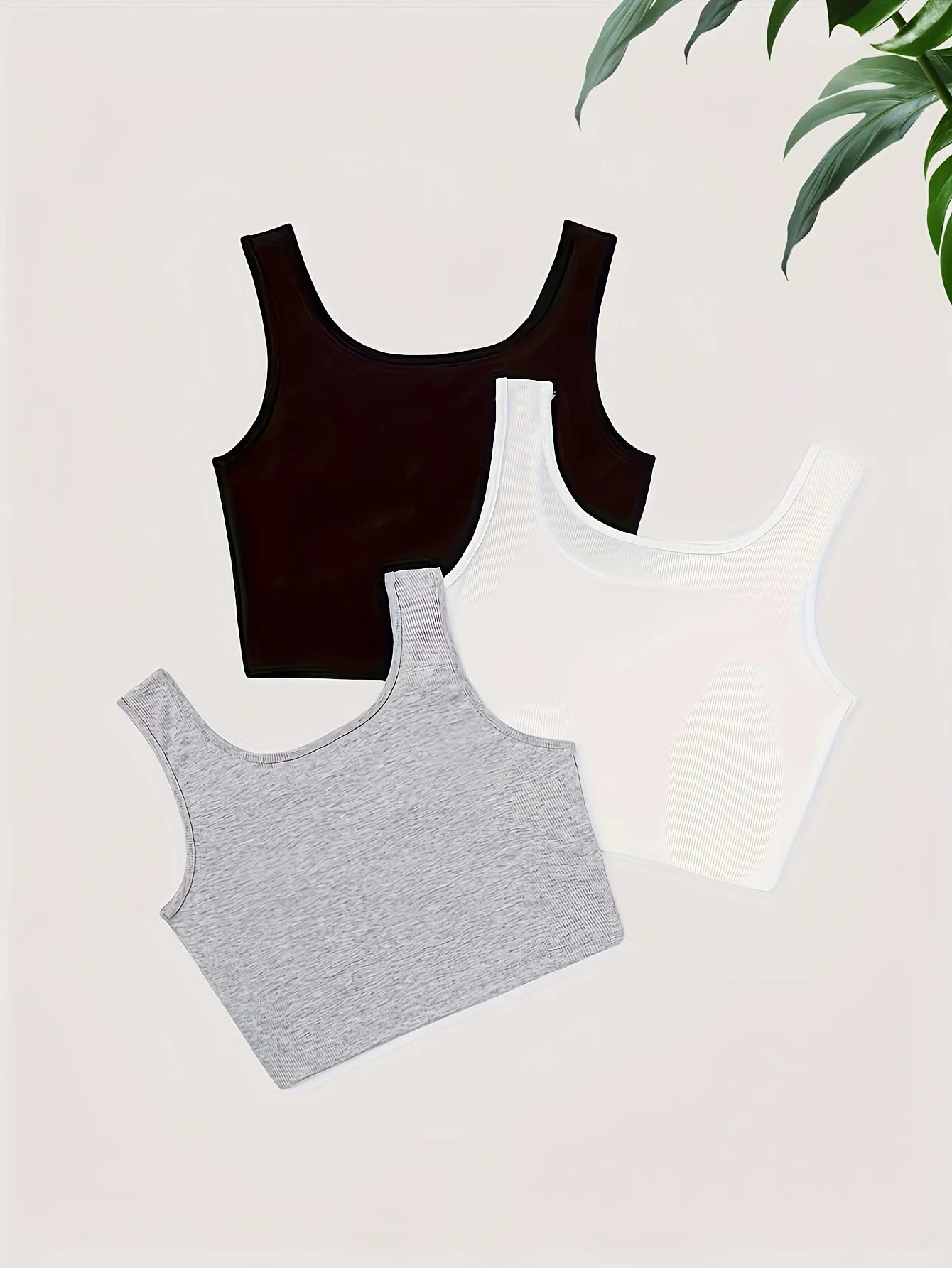 New women's fashion sexy off-shoulder backless top three-piece set