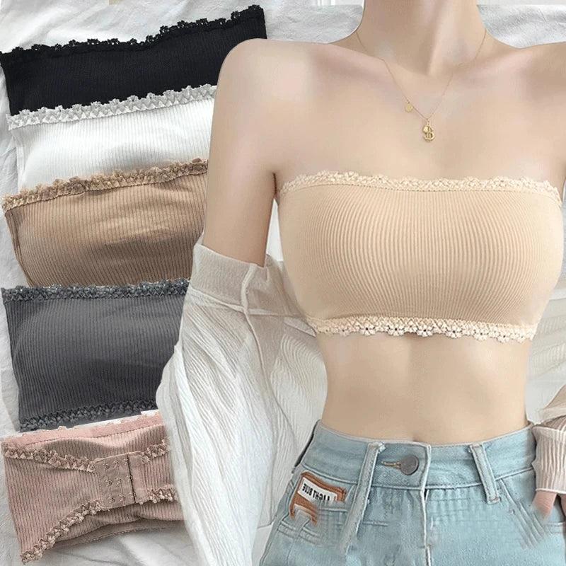 Summer Strapless Women Bras Back Lace Sexy