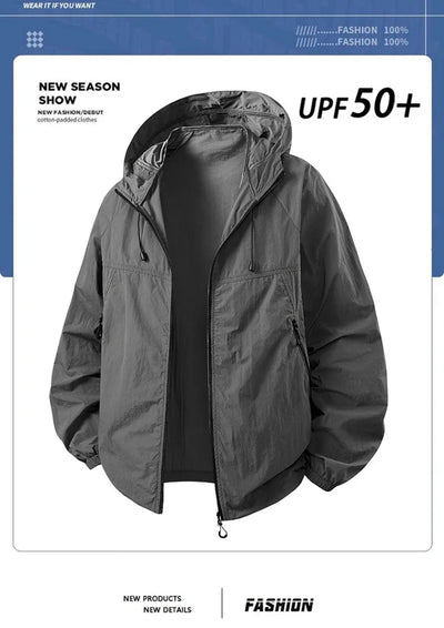 New Summer Camping Hiking Jackets Men Fishing Cycling Hooded Gym Sports Running Coats Outdoor Sun-Protective Thin Jackets Women