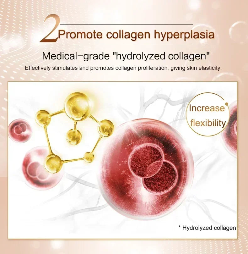 Fonce Korea Anti Aging Wrinkle Remover Face Cream Dry Skin Hydrating Facial Lifting Firming Day Night Cream Peptide Serum 50g