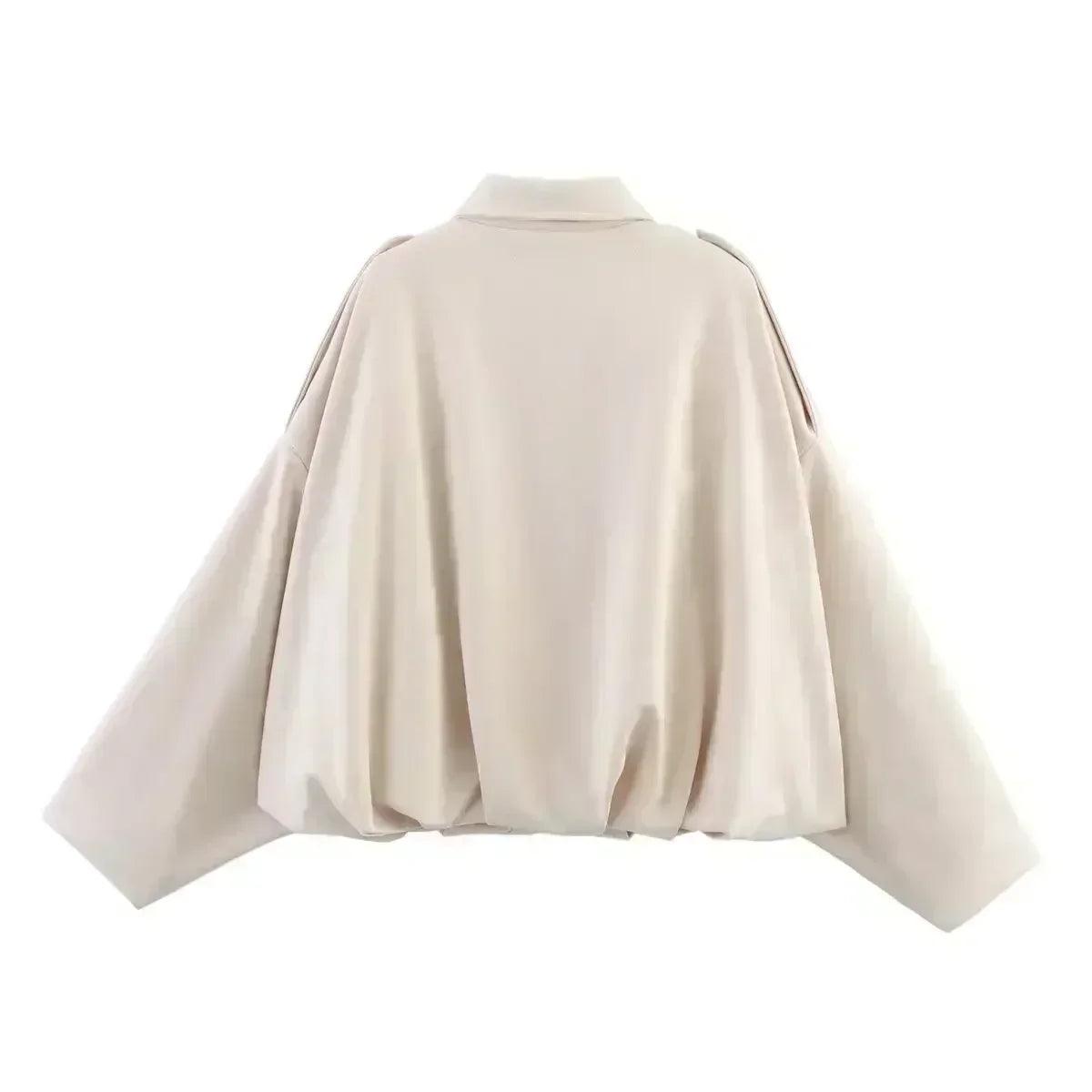 Women’s jackets spring chic elegant outerwear loose warm coat youth fashion