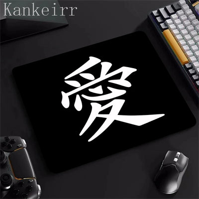 E-Sports Gaming Mouse Pad Non-Slip Mouse Mat Game Professional Gamer Mousepad Premium Desk Mat Characters Love Small Mausepad