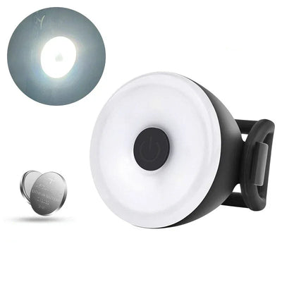 Bicycle Tail Lamp Headlight 400 Lumens Waterproof LED Warning Light Mountain Bike Luminous Night Riding Equipment Bike Lights