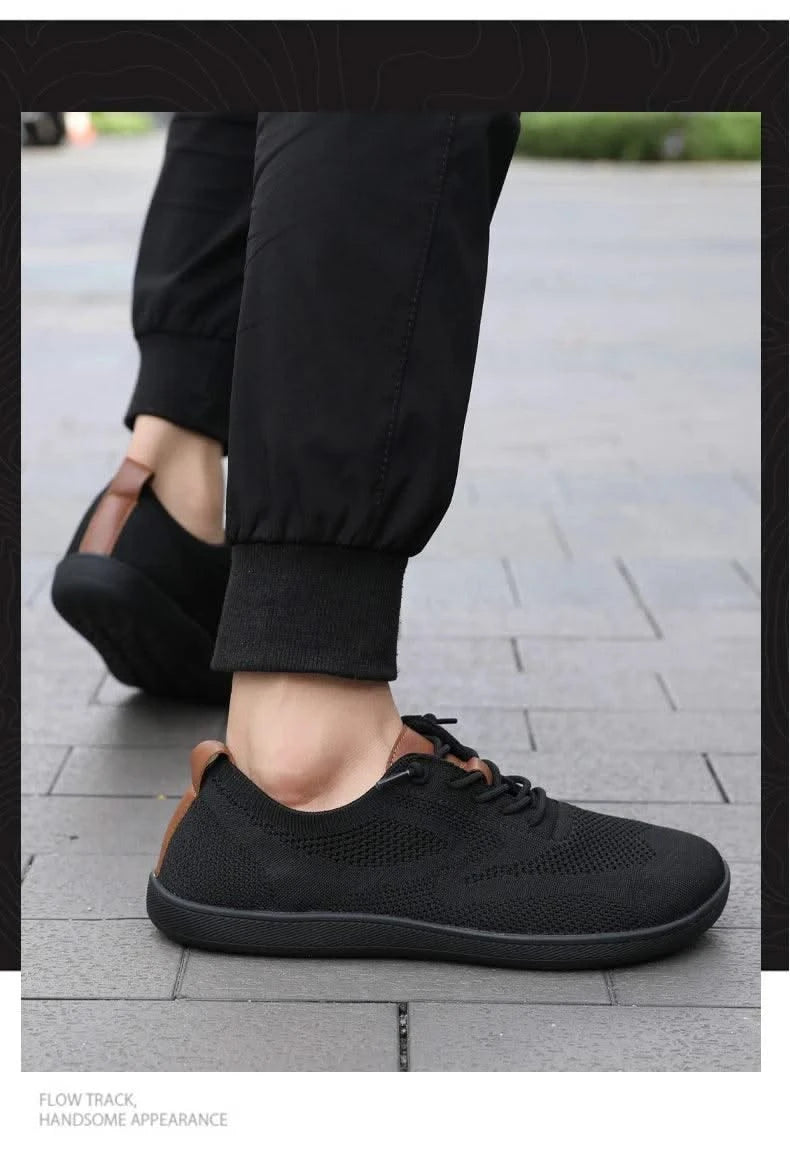 Wide Toe Barefoot Shoes Mens Womens Minimalist Walking Sneakers Shoes | Zero Drop Sole | Breathable Mesh Cross Training Shoes