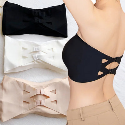 Ice Silk Strapless Bra For Women