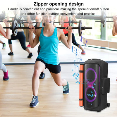 Party Speaker Dust Cover Anti-Slip Padded Speaker Protective Cover Nylon Double-Sided Speaker Storage Bag for JBL Party Box 710