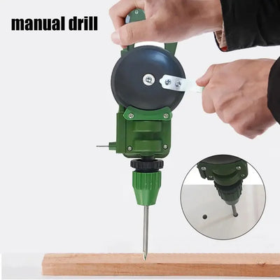 Powerful Manual Drill DIY Woodworking Hand Drill DIY Tool Hand Drill Woodworking Multifunctional DIY Tool Teaching Supplies
