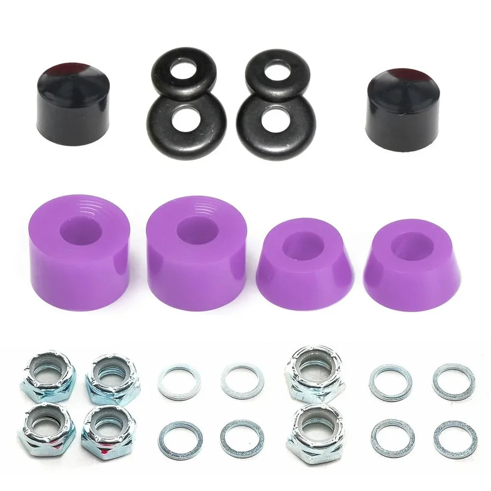 Skateboards Shock Suit Kit 90a Hard Longboard Pivot Tube Speed Ring Washers Cylindrical Bushings Conical-Bushings Accessories