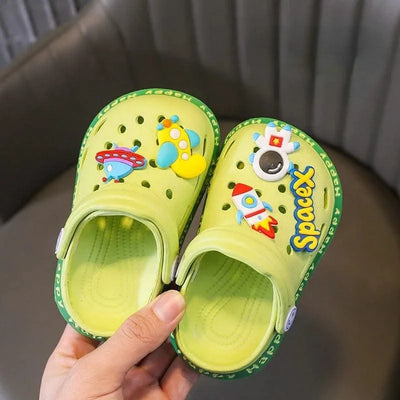Anti-Skid Cartoon DIY Design Hole Soft Shoes | Baby | Kids Sandals | Children's Shoes | Slippers | Sandy Beach Slip-On Shoes For Toddlers