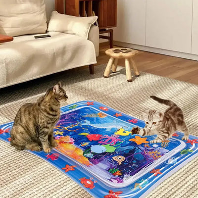 Creative Baby Water Mat For Pets Cat Dog Water Play Mat Infant Toddler Inflatable Patted Pad Baby Children Preschool Toys