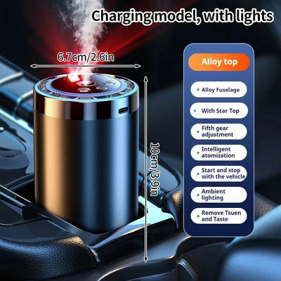 Car Air Humidifier Fragrance Diffuser Car Air Fresheners Perfume Essential Oil Diffuser Odor Eliminator Removing Humidifier