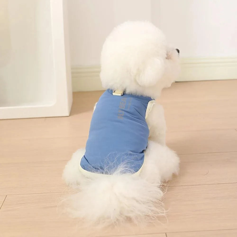 Pet Summer Cute INS  Breathable Patch Traction Tank Top Dog summer cloths  Cooling Vest for Dog  sun protective