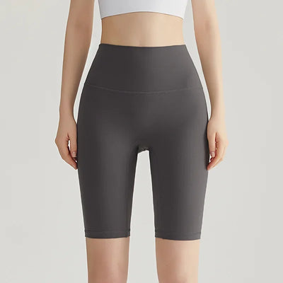 Women's Biker Shorts, High Waist Workout Shorts with Cooling Technology, Seamless Yoga Shorts for Gym & Cycling