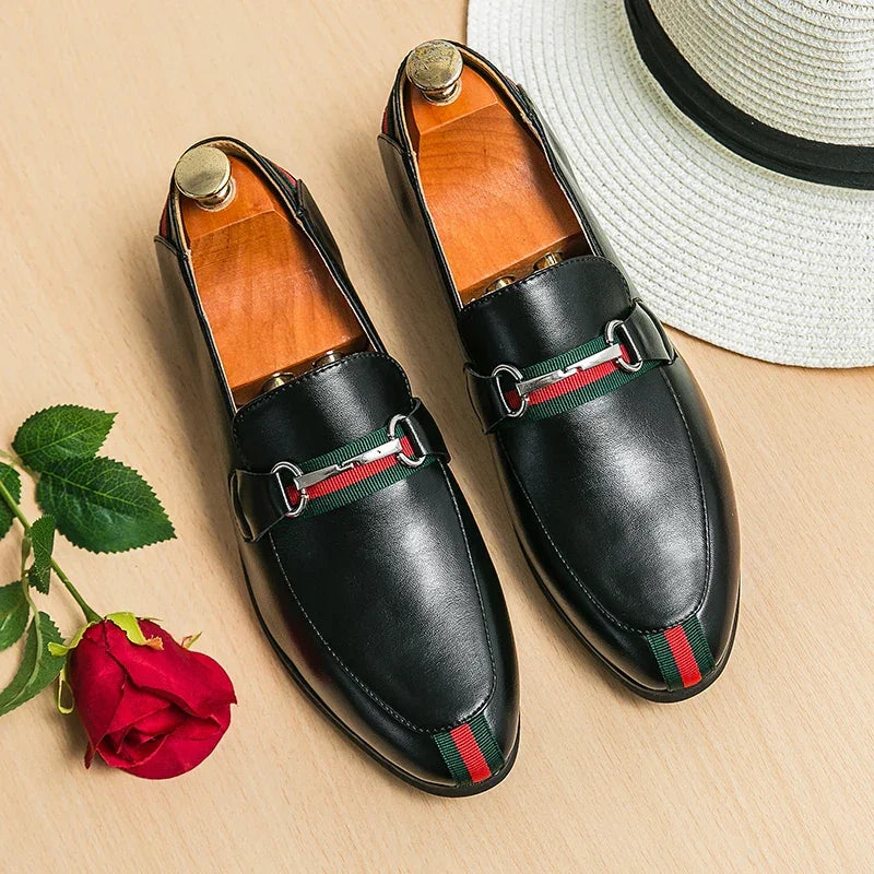 2024 high-end oversized men's Oxford shoes, breathable British wedding groom business soft sole casual shoes