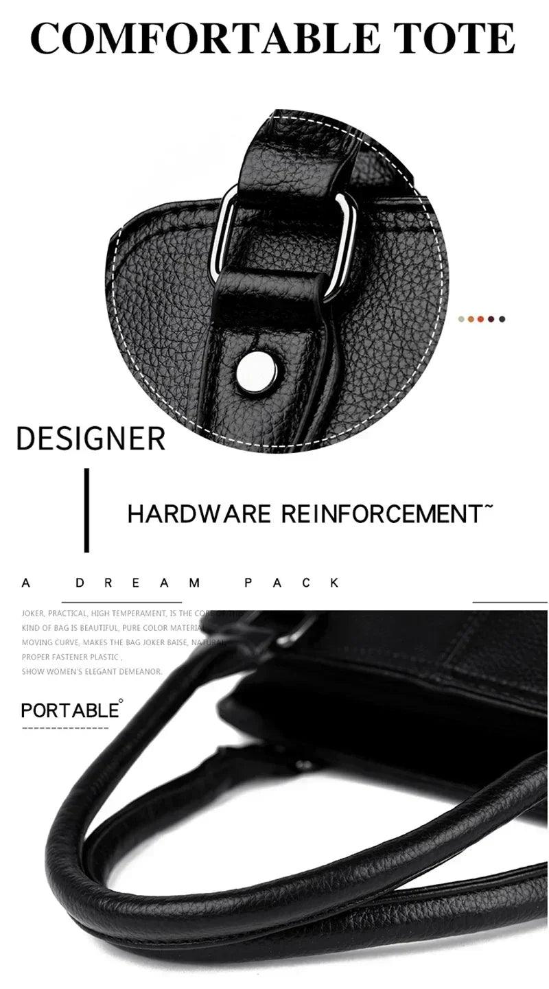 Luxury handbags woman bags designer big shoulder for women’s 2024 trendy large capacity ladies leather hand casual tote