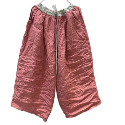 2025 New Wide Leg Pants High Quality Women's 2025 Thin Summer Spring Ramie Literary Retro Loose Personalized Women's Hemp Pants