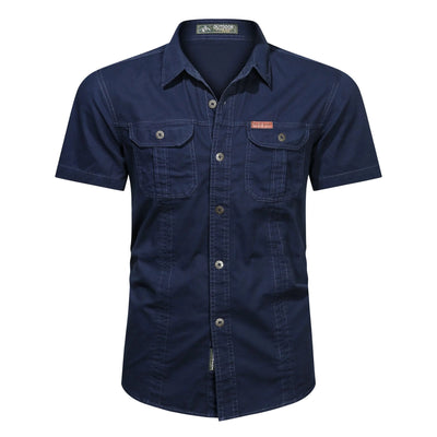 Men's thin short sleeved shirts Summer