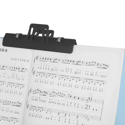 Music Sheet Clips Music Holder Stand ABS Sheet Music Sheet Music File Book Holder  for Piano Guitar Playing Page Paper Clamps