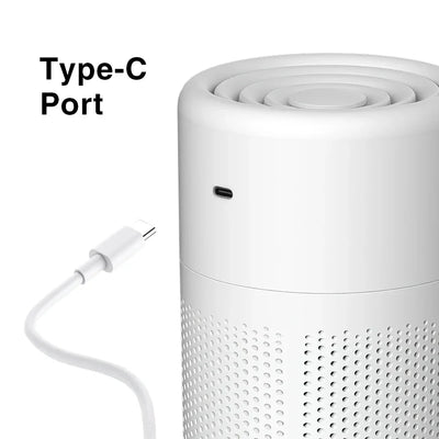 Household Air Purifier Portable Air Cleaner Mini Desktop Air Purifier With HEPA Filter Air Freshener Air Cleaner For Home Office