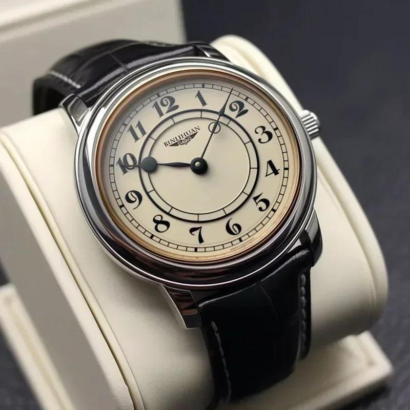 2025 new top brand man wristwatch luxury business waterproof men watch for quartz clock leather men’s watches reloj