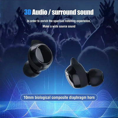 Wireless Earbuds Wireless 5.3 Headphones 48Hrs Music Bluetooth Earphones with Charging Case in Ear Headset with Mic LCD Display
