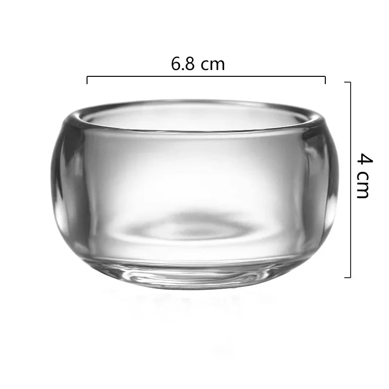 2pcs Set Household Wine Glasses Transparent Teaware Creative Whiskey Cup Juice Cocktail Drinking Glasses Drinkware Wedding Gifts