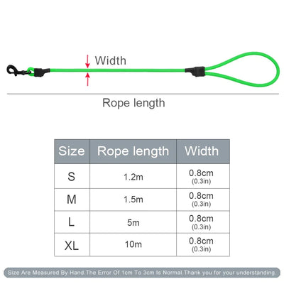 PVC Pet Leashes 5m 10m Small Large Puppy Cat Dog Leash Recall Training Tracking Obedience Long Lead Waterproof