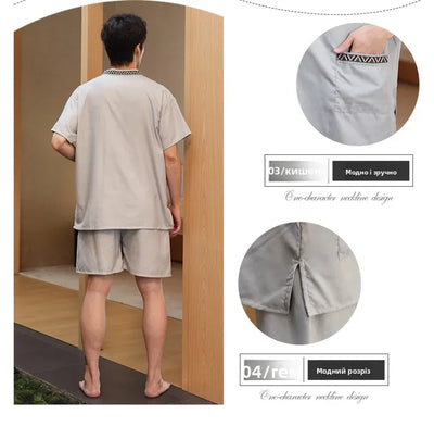 Couple's Beau Sauna Suit Soft Cotton  Silk Men's Women's Bathing Costume St Room Towel Polyester Fiber Home Textile