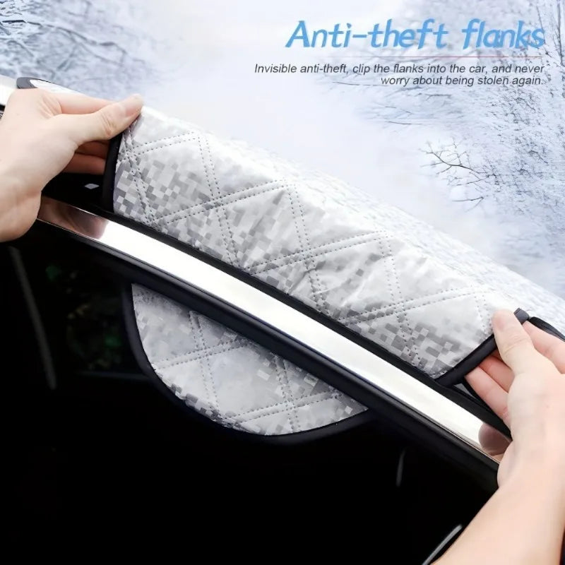Winter Car Snow Shield Shade Front Windshield Anti-frost Antifreeze Sunshade Cover Sun Shade Protector Auto Exterior Accessories