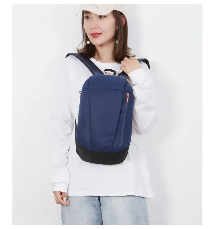 Mountaineering bag large capacity simple all-matching, fashionable, lightweight travel backpack, water splash resistant backpack