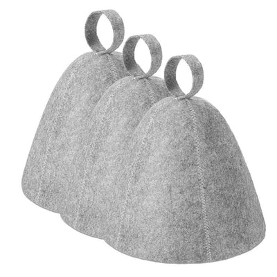 1/2pcs Wool Felt Sauna Hat Head Protective Hats for Men Women Bath House Winter Drop Shipping