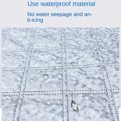 Winter car windshield snow cover, ice and frost outdoor protection snow cover, snow shield