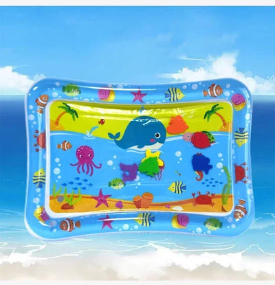 Summer Inflatable Water Mat PVC Playmat Toddler Activity Play Center Water Mat for Babies Early Education Developing Summer Toy