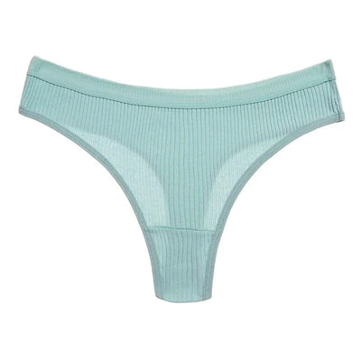 3Pcs/Lot Women's Panties Cotton Underwear Low Waist Briefs Girls Seamless Solid Color Underpant Female Sexy Tanga Thong T Back