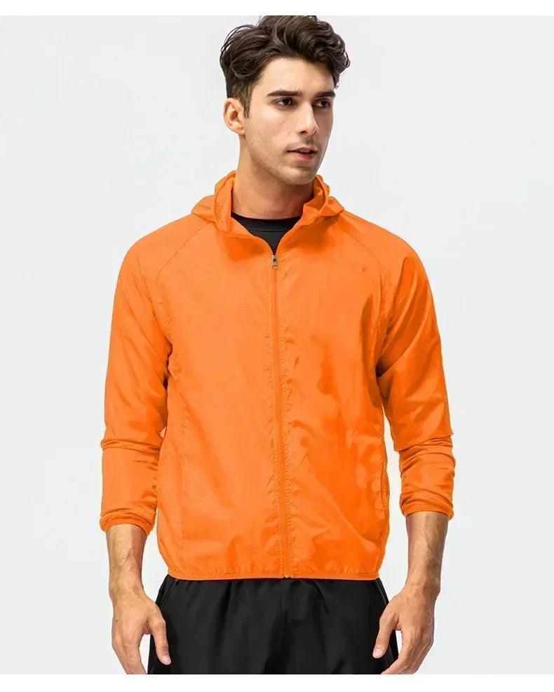 Spring windbreaker jackets for men women coat sun protection quick dry waterproof rain jacket
